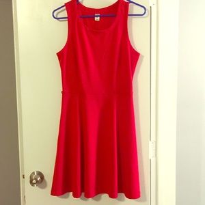 Old Navy red sleeveless dress